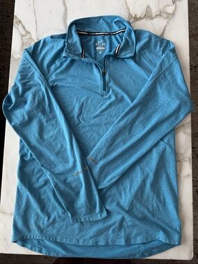Nike Dri-FIT Blue Heather Running Top